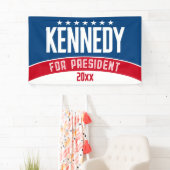Kennedy 2024 - Rot-Weiß-Blau, modern Banner (Insitu)