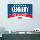 Kennedy 2024 - Rot-Weiß-Blau, modern Banner (Messeveranstaltung)