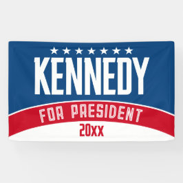 Kennedy 2024 - Rot-Weiß-Blau, modern Banner