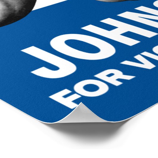 Kennedy and Johnson 1960 Wahlplakat Poster (Ecke)