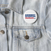 Kennedy and Shanahan 2024 Slogan Button Button (Beispiel)