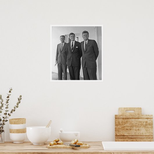 Kennedy Brothers, John, Ted, Robert Poster (Küche)