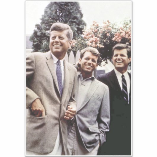 Kennedy Brothers, Präsident John, Robert & Ted Aufkleber (Vorderseite)