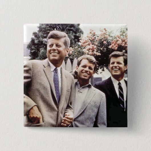 Kennedy Brothers, Präsident John, Robert & Ted Button (Vorderseite)
