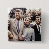 Kennedy Brothers, Präsident John, Robert & Ted Button (Vorderseite)