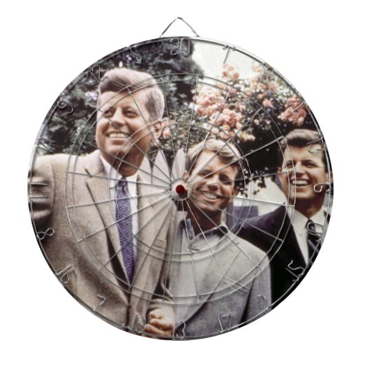 Kennedy Brothers, Präsident John, Robert & Ted Dartscheibe (vorne)