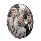 Kennedy Brothers, Präsident John, Robert & Ted Dartscheibe (Vorderseite rechts)