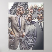 Kennedy Brothers, Präsident John, Robert & Ted Foliendrucke (Vorderseite)