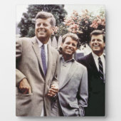 Kennedy Brothers, Präsident John, Robert & Ted Fotoplatte (Vorderseite)