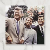 Kennedy Brothers, Präsident John, Robert & Ted Geschenkanhänger (Rückseite)
