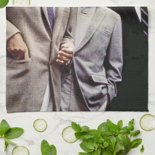 Kennedy Brothers, Präsident John, Robert & Ted Geschirrtuch (Gefaltet)