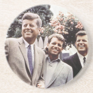 Kennedy Brothers, Präsident John, Robert & Ted Getränkeuntersetzer