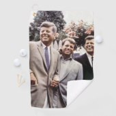 Kennedy Brothers, Präsident John, Robert & Ted Golfhandtuch (Insitu)