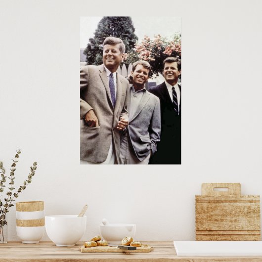 Kennedy Brothers, Präsident John, Robert & Ted Poster (Küche)