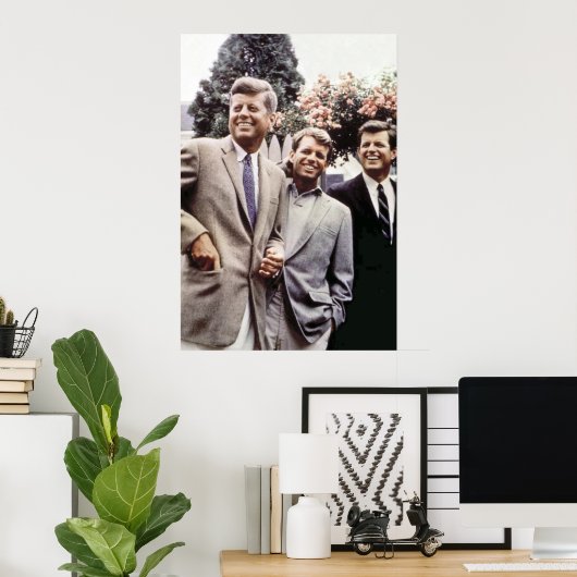 Kennedy Brothers, Präsident John, Robert & Ted Poster (Heimbüro)