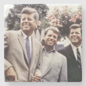 Kennedy Brothers, Präsident John, Robert & Ted Steinuntersetzer (Vorderseite)