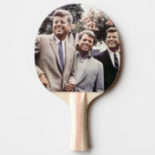 Kennedy Brothers, Präsident John, Robert & Ted Tischtennis Schläger (Rückseite)
