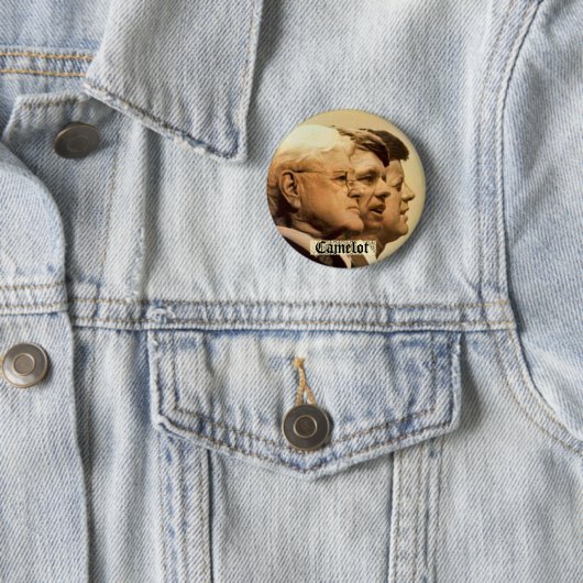 Kennedy-Brüder Camelot Button (Beispiel)
