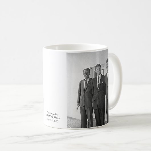 Kennedy-Brüder, John, Ted, Robert Kaffeetasse (VorderseiteRechts)