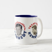 Kennedy-Bruder-Tasse Zweifarbige Tasse (VorderseiteRechts)