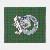 Kennedy Clan Abzeichen Tartan Kariert Fleecedecke (Vorderseite (Horizontal))