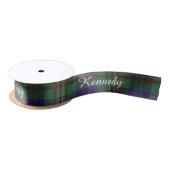 Kennedy-Clan karierter schottischer Tartan Satinband (Spule)