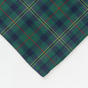 Kennedy Clan Tartan Green Kariert Fleecedecke