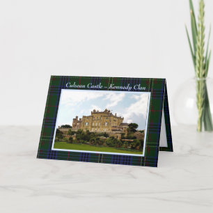 Kennedy-Clans Grußkarte mit Culzean Castle Motiv Karte