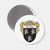 Kennedy Coat of Arms (Mantled) Magnet (Vorderseite/Rückseite)
