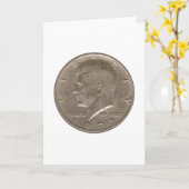 Kennedy Coin Karte (Gelbe Blume)