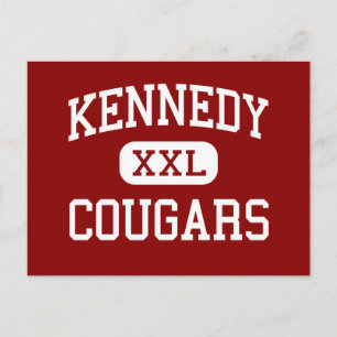 Kennedy - Cougars - Mittel - Redwood City Postkarte
