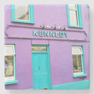 Kennedy, Dingle, Pubs, Iren, Untersetzer. Irland Steinuntersetzer