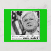 "Kennedy" Edward-Gedenkfeier Postkarte (Vorderseite)