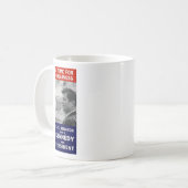Kennedy - eine Zeit für Größe Kaffeetasse (Vorderseite Links)