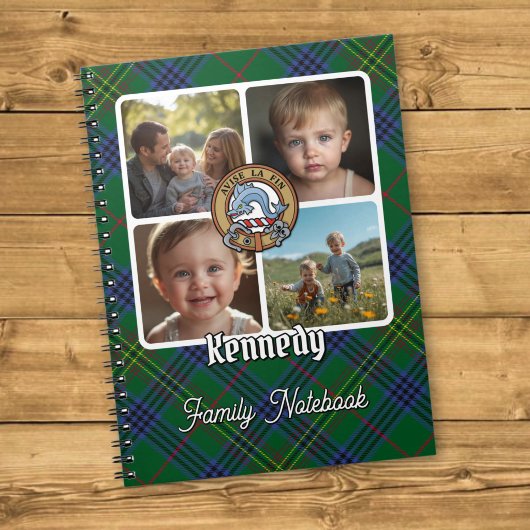 Kennedy-Familienfoto-Collage Notizblock