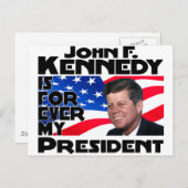 Kennedy Forever Postkarte (Vorne/Hinten)