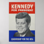 Kennedy für Präsident Poster (Vorne)