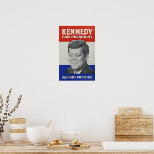 Kennedy für Präsident Poster (Küche)