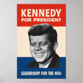Kennedy für Präsident Poster (Vorne)
