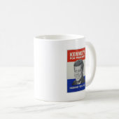 Kennedy für Präsidenten Kaffeetasse (VorderseiteRechts)