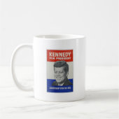 Kennedy für Präsidenten Kaffeetasse (Links)