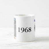 Kennedy gegen McCarthy 1968 Kaffeetasse (Mittel)