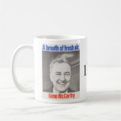 Kennedy gegen McCarthy 1968 Kaffeetasse (Links)