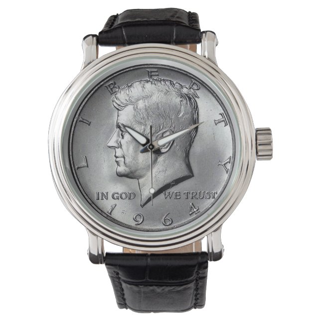 Kennedy Halb Dollar Armbanduhr (Vorderseite)