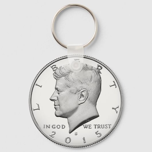 Kennedy Halb Dollar Image Schlüsselanhänger (Vorderseite)