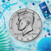 Kennedy-Halbdollar Pappteller (Party)