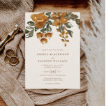 KENNEDY Hochzeit im Herbst Einladung<br><div class="desc">Genießen Sie die Hochzeitsreise mit der KENNEDY Hochzeitssuite - eine zeitlose Mischung aus romantischen Blumen und edler Typografie. Mit warmen, erdigen Tönen und handbemalten Aquarellblüten prägt dieses Design wunderbar das Wesen eines Herbstes oder eines rustikal inspiriert Festes. Die KENNEDY Suite ist ideal für Paare, die Eleganz mit einer Touch von...</div>