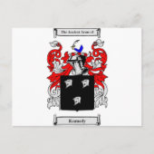 Kennedy (irisch) Wappenschuss Postkarte (Vorderseite)