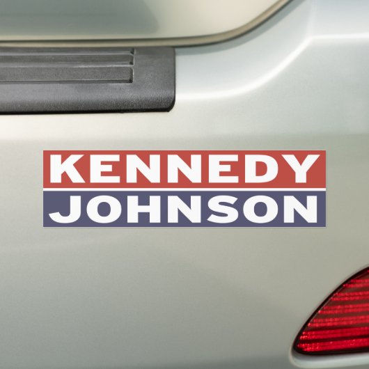 Kennedy/Johnson Autoaufkleber (Auf Auto)