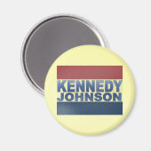 Kennedy Johnson Campaign Magnet (Vorderseite/Rückseite)